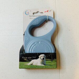 Pet Retractable Leash for Small Dogs Small Pet Leash Light Blue